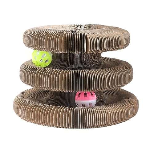 BFLKY Katzenspielzeug, recycelbarer Karton, Orgelform, Kratzflächen für Katzenkratzen, macht das Schleifen von Krallen interessanter von BFLKY